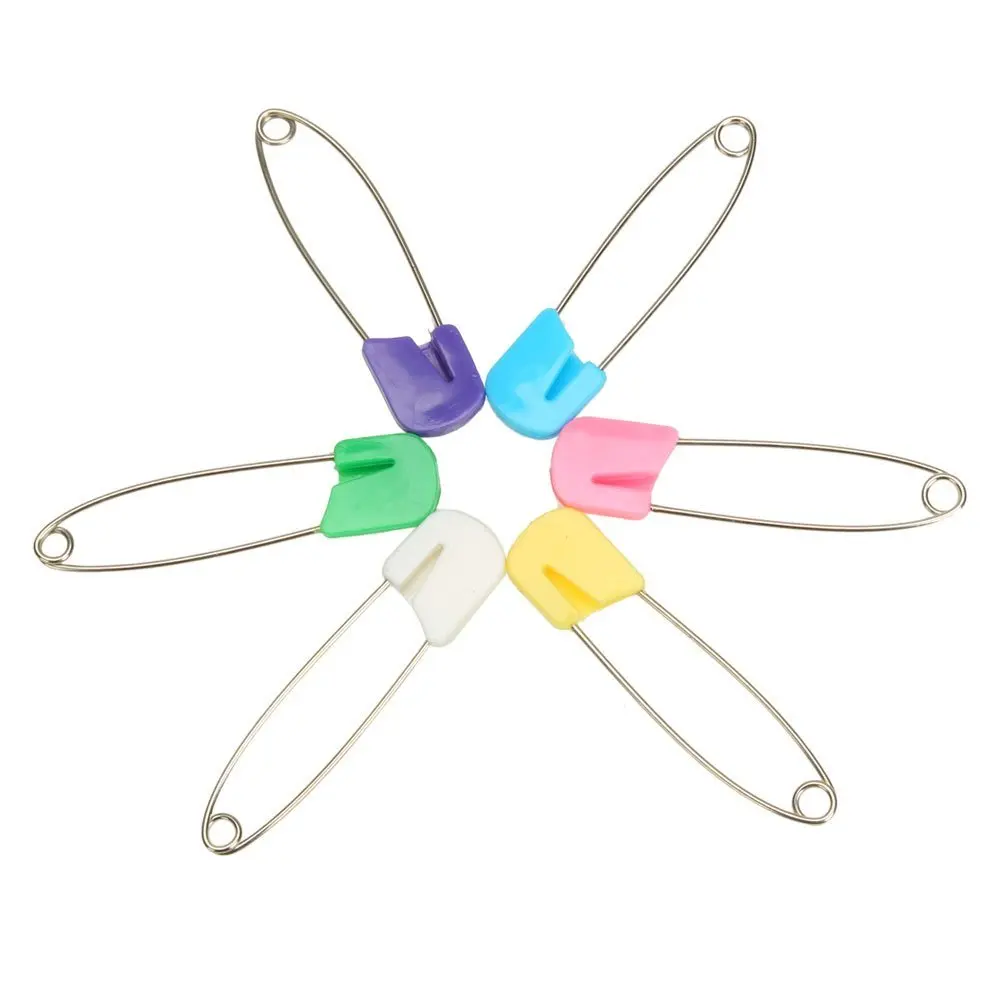 Hotsale 20pcs Safety Locking Baby Cloth Nappy Diaper Craft Pins In QY