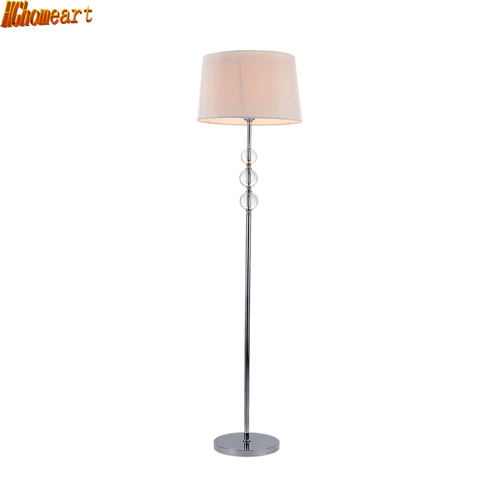 

Bedroom Fashion Floor Lamp Living Room Simple Modern Crystal Vertical Light Floor Creative Floor Lamp Floor Lamp