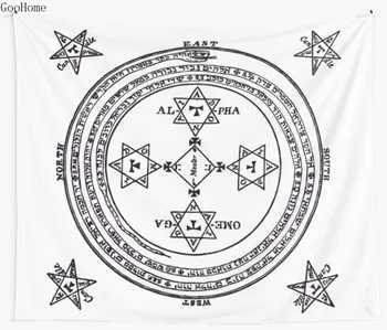 

Magical Circle of King Solomon BIG Wall Tapestry Cover Beach Towel Throw Blanket Picnic Yoga Mat Home Decoration