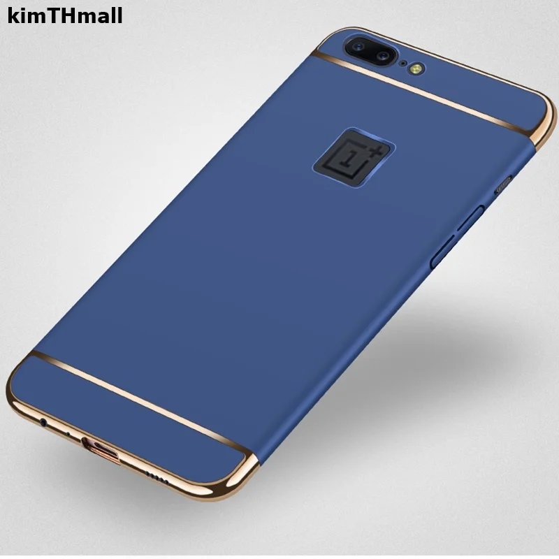 

Case For OnePlus 5 back Cover coque Plating Hard PC case fundas For One Plus 5 case Shockproof 3-in-1 phone case kimTHmall