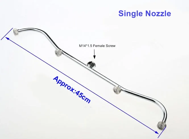 Single 4 Nozzle 1pc NuoNuoWell распылитель пестицидов фруктового дерева Веерообразный сельскохозяйственный Мелкодисперсный распылитель сопло для полива сада распылитель - Цвет: Single 4 Nozzle 1pc