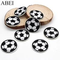 Buy 10pcs Embroidered Football Patches for Boys | Iron-On Cartoon Stickers for Clothes, Bags, Jeans | Handmade Garment Applique Supplier Online - Image 6