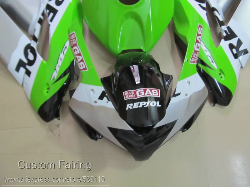 Комплект обтекателей для литья под давлением CBR1000RR 2004 2005 комплект зеленого