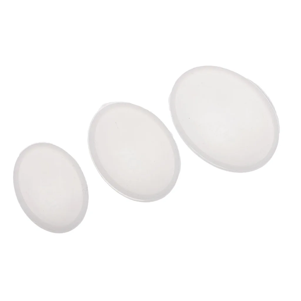 3 Pieces Silicone Oval Shape Dome Cabochon Molds Jewelry Making DIY Pendants Charms Epoxy Resin Casting Mould for DIY Embellishment Craft