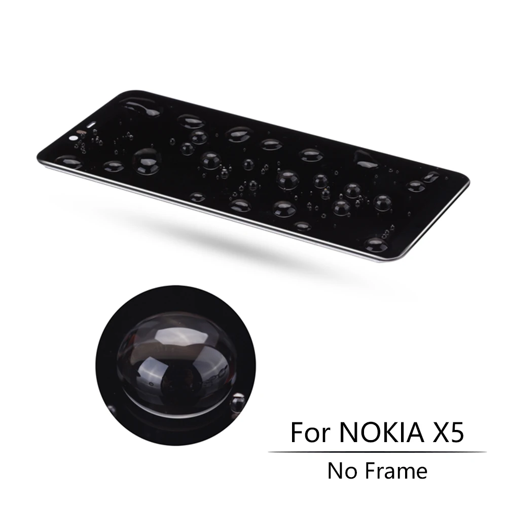 5 8 &quotОригинальный ЖК дисплей для NOKIA X5 сенсорный экран 1 Plus сменный Дисплей Nokia