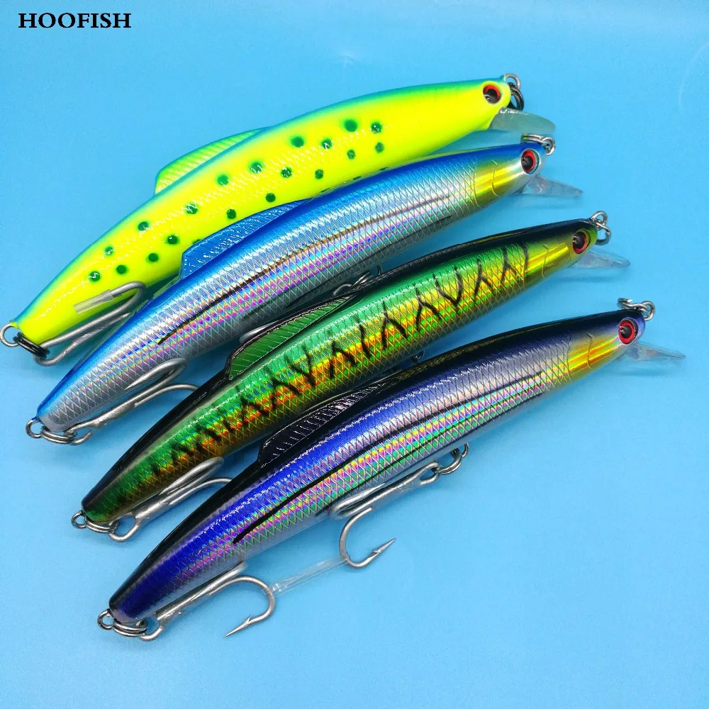 HOOFISH 1 шт. большая блесна для морской рыбалки 89 г/20 см 4 цвета искусственная приманка жесткая