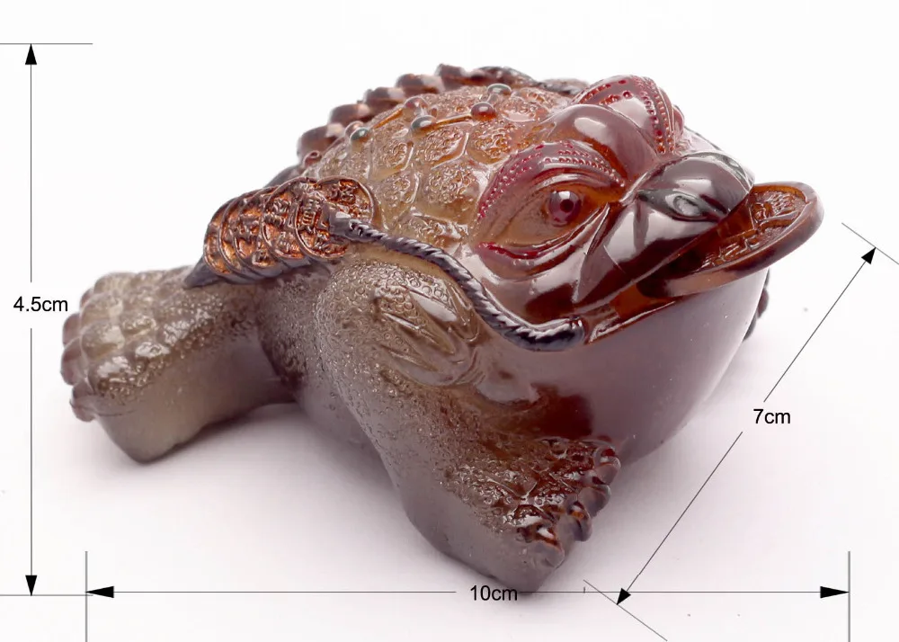 Талисман аллохроза украшение желтой жабы Мони чайный питомец фэн шуй лучшие