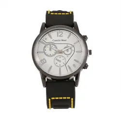 Reloj mujer бренд для мужчин часы спортивные роскошные Циферблат силиконовый кварцевый ремешок часы бизнес модные часы мужской relogio masculino