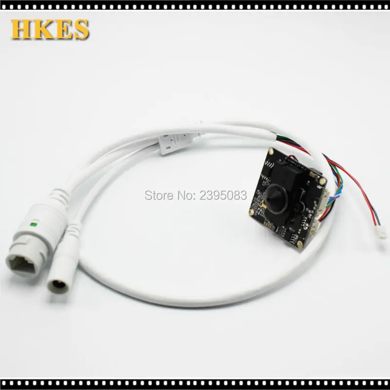 

HKES 4pcs/lot 2.0MP 1080P Home Security CCTV IP Camera Module 3.7MM with RJ45 Cable
