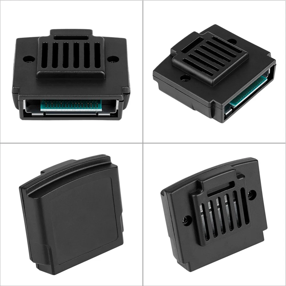 

Memory Card Black Expansion Durable Pack Adapter Jumper Pak Transform Conventer ABS Replacement N64 Game Console