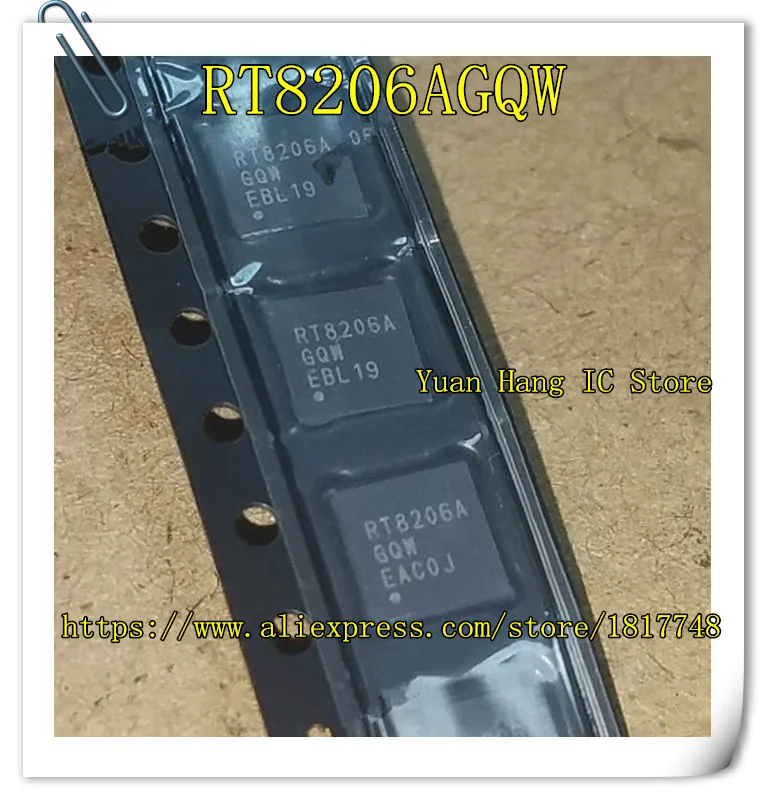 

10PCS/LOT RT8206AGQW QFN RT8206A QFN-32 Laptop chip New original