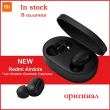 Оригинальный Xiaomi AirDots Redmi True беспроводной стерео наушники СПЦ Bluetooth 5,0 спортивные наушники с микрофоном Handsfree гарнитура