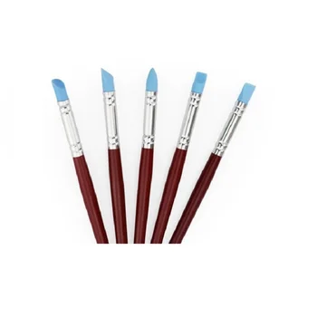 

5Pcs/Set 3mm/5mm/10mmPen Heads Tao Marker Rubber Soft Pens Soft Clay Tools DIY Professional Pottery Sculpting Ceramic Quality