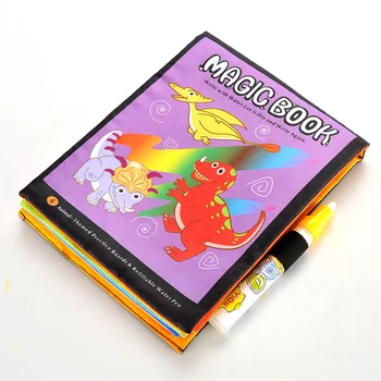 

Magic Water Drawing Book Coloring Book Doodle Magic Pen Animals Painting Water Drawing Book with Magic Pen