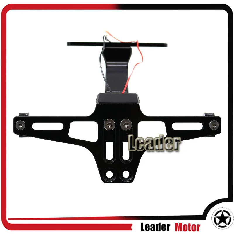 

Universal For Honda CBR250R CBR300R CB500F/X CBR500 CB650F Adjustable Angle License Number Plate Frame Holder Bracket
