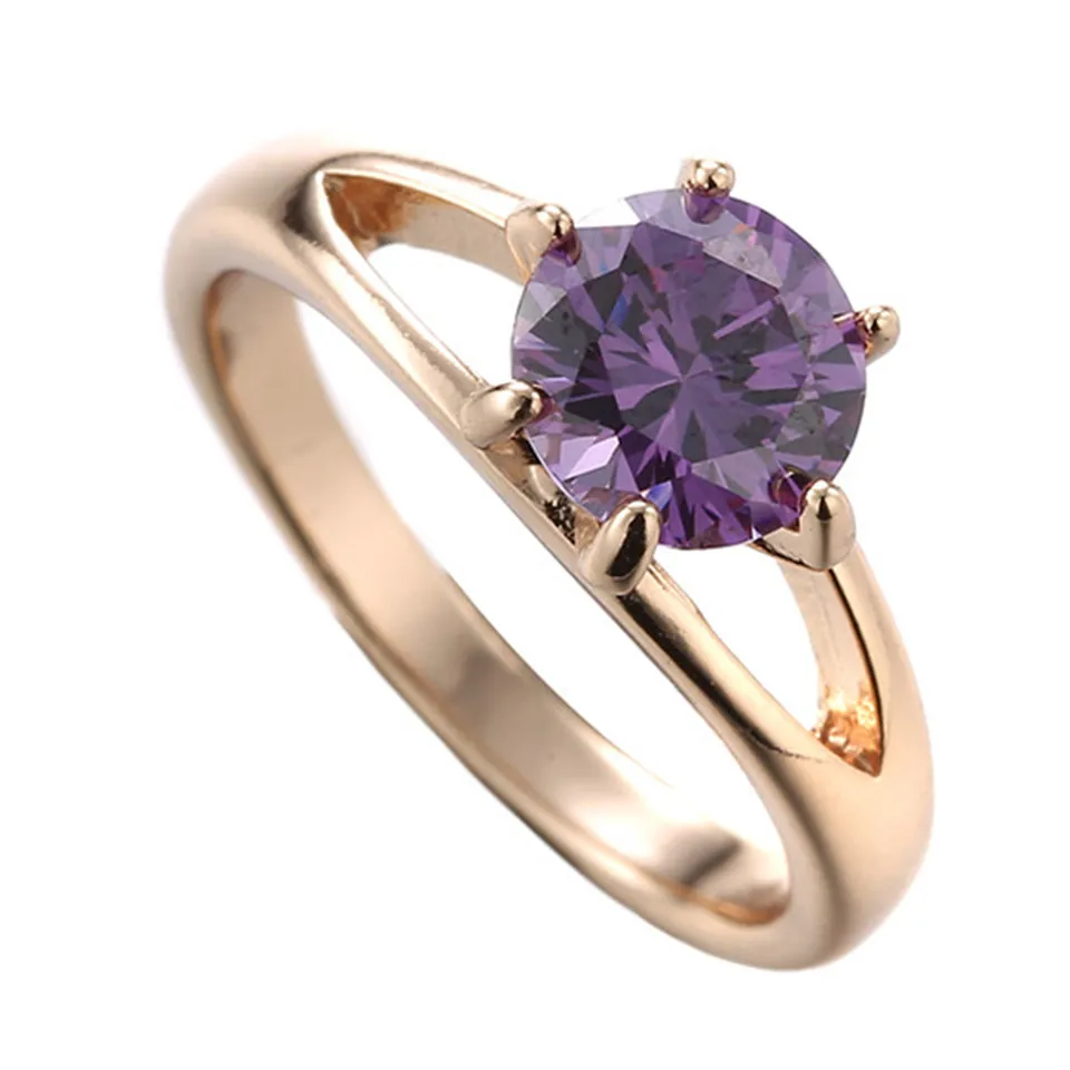 single stone ring design for female