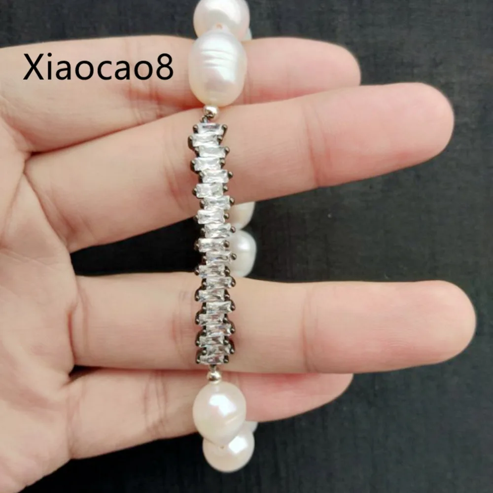 5 шт. натуральный жемчужный браслеты ручной работы браслет Pulsera Mujer 2019 новейший