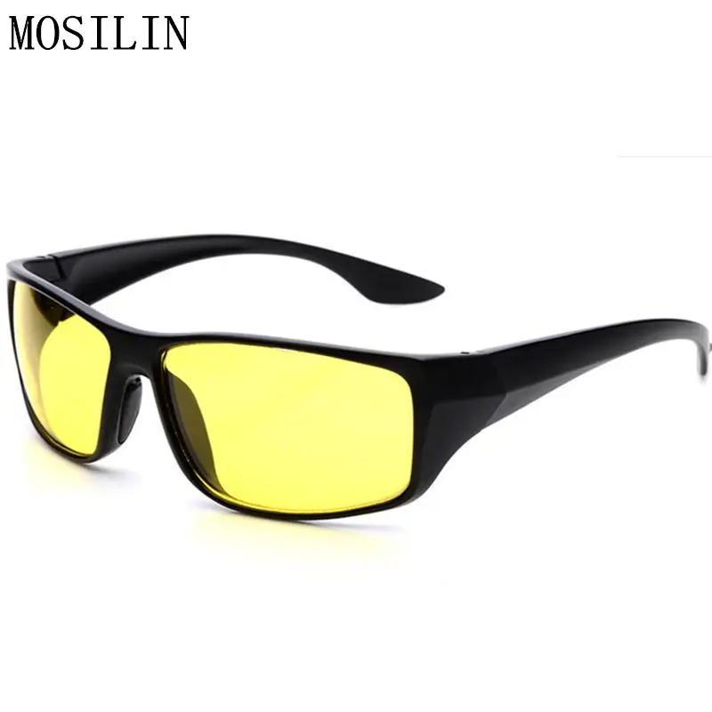 

MOSILIN Night Vision Glasses For Headlight Driving Sunglasses Yellow Lens UV400 Protection Night Eyewear for Driver