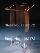 Free shipping cheap Unique design hot sale and modern custom acrylic podium pulpit lectern