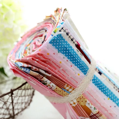 

Super Deal! 50 pieces/lot Mixed Shabby Chic Cotton Cloth The Beautiful Patchwork Fabric Patterns 20x25cm/ 7.9"x9.8"