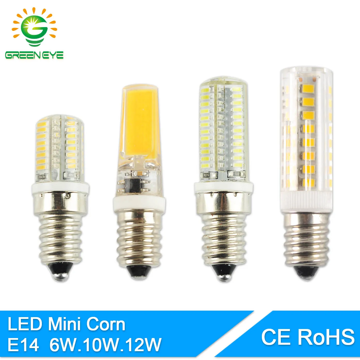 GreenEye Mini LED E14 Lamp Bulb 220V 6W 10W 12W COB Lighting Lights Replace Halogen Spotlight Chandelier Lampada Ampoule Lampara GreenEye Mini LED E14 Lamp Bulb 220V 6W 10W 12W COB Lighting Lights Replace Halogen Spotlight Chandelier Lampada Ampoule Lampara