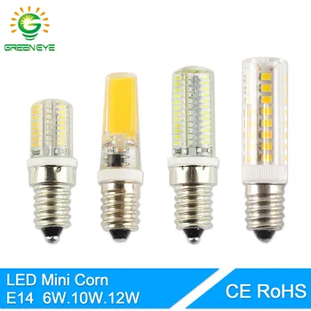 

GreenEye Mini LED E14 Lamp Bulb 220V 6W 10W 12W COB Lighting Lights Replace Halogen Spotlight Chandelier Lampada Ampoule Lampara