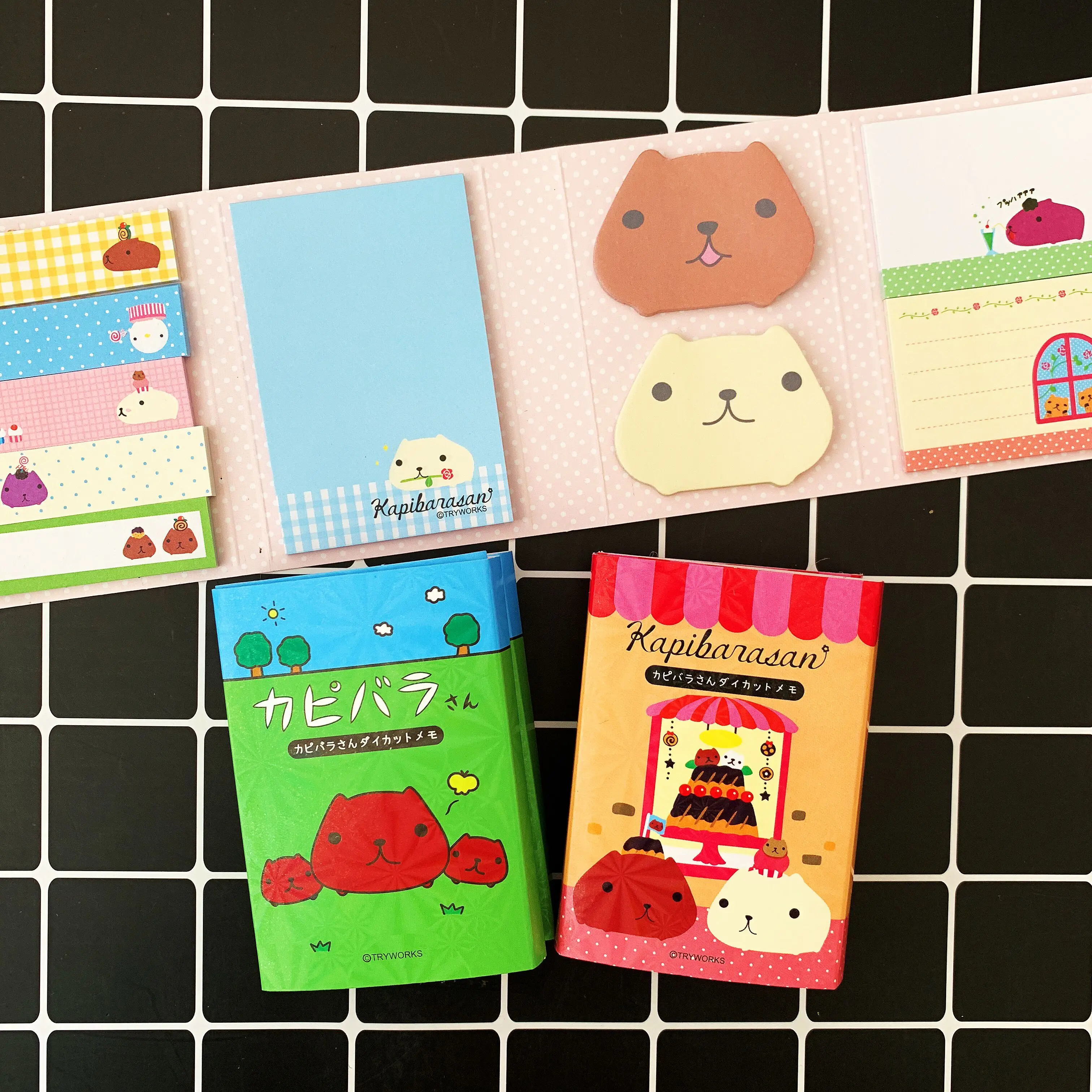 

1X Kawaii Potato Dog Foldable Mesage Sticky Notes Decor School Office Supply