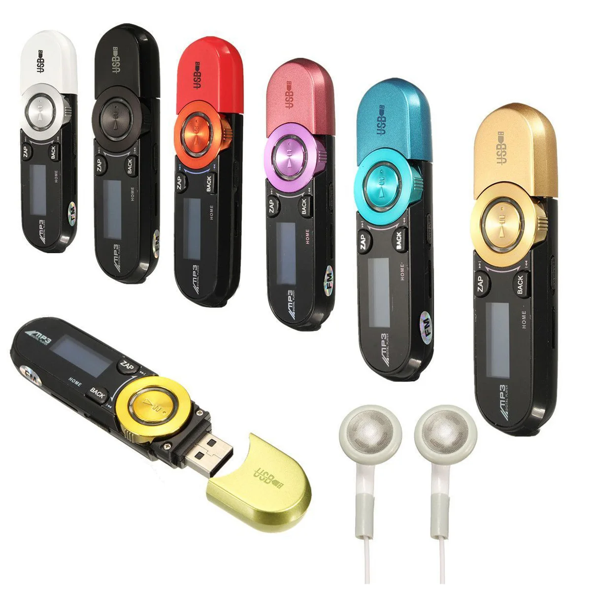 AAAE Top Portable USB Digital LCD Screen Support 16GB TF Card FM MP3 Player | Электроника