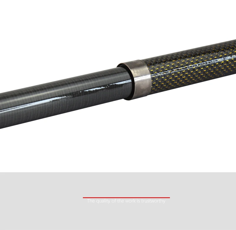 Vara de Pesca Telescópica de Fibra de Carbono Varas de Mar Pólo de Pesca de Fiação Ai-shouyu Curto Telescópica 2.1-4.5m 13 de carbono 2.1-4.5m varas de mar curto