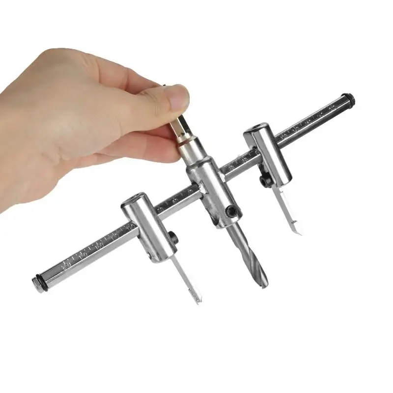 Buy 30 200mm Adjustable Silver Circle Hole Saw Drill