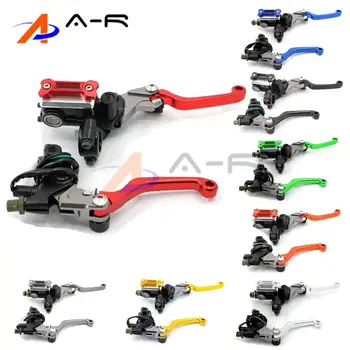 

7/8" 22mm handlebar Off Road Brake Master Cylinder Reservoir Lever Pair for Honda AX-1 NX250 NX650 XL600V XL650V XL700V XRV750