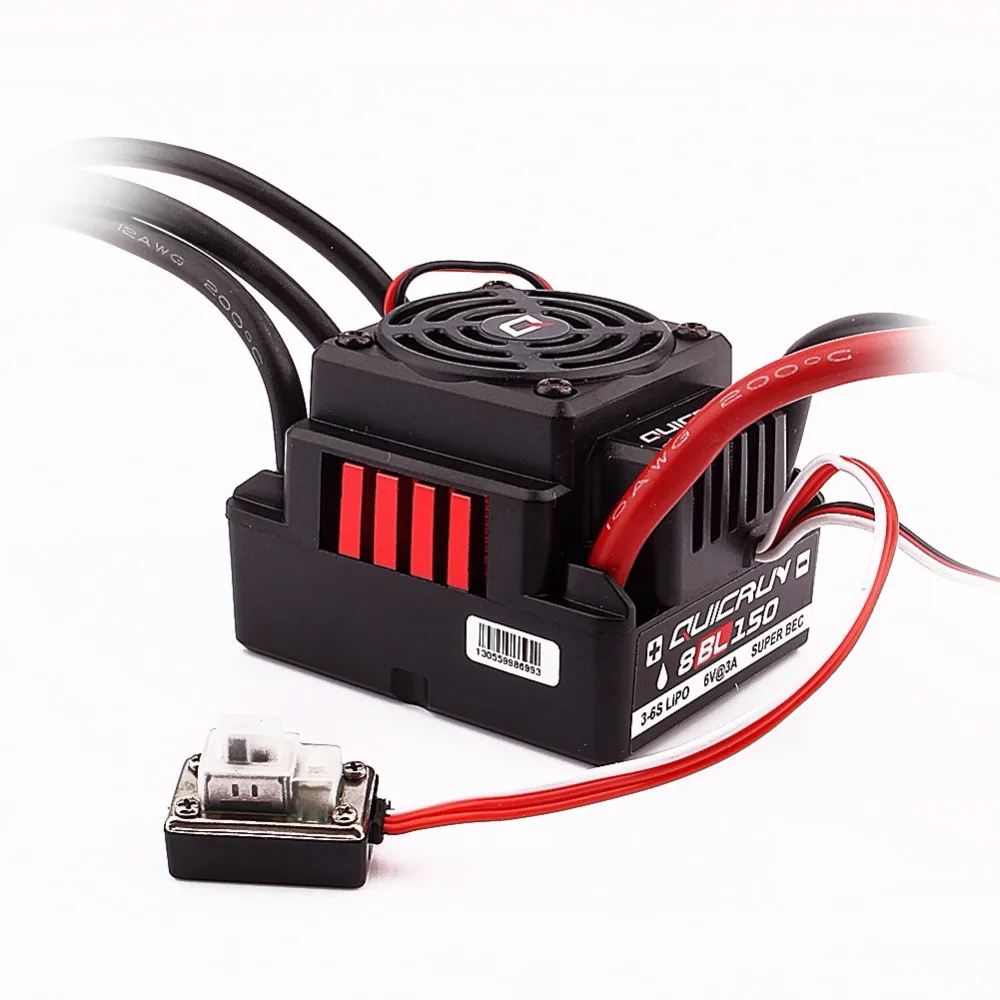 Оригинальный Hobbywing Quicrun 8BL150 бесщеточный водонепроницаемый бесsensorless 150A ESC со