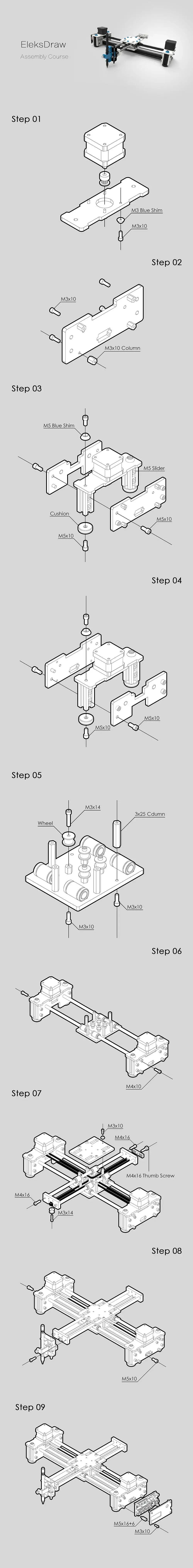 Новое поступление Настольный DIY плоттер Настольный EleksDraw USB DIY XY ручка самописца Рисование робот машина для рисования 100-240 В