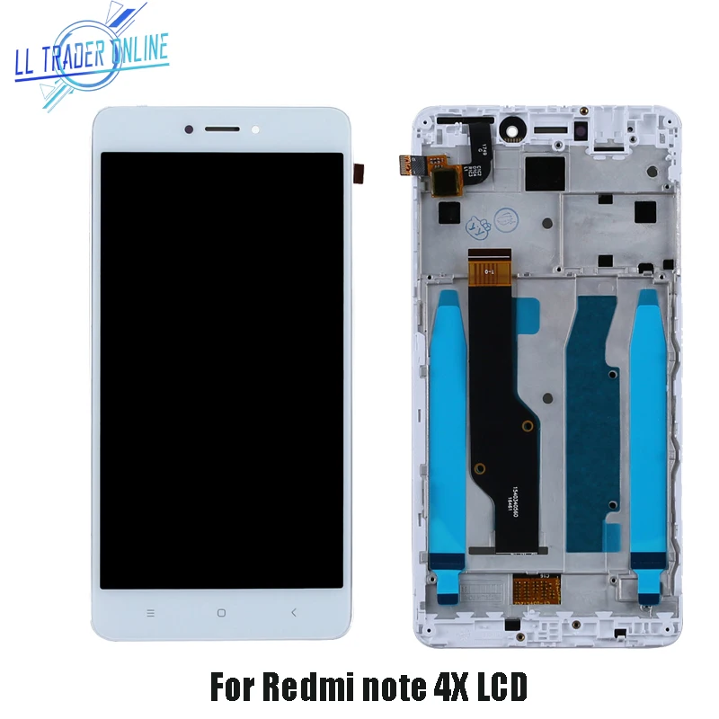 LL TRADER белый дисплей полная замена lcd для Redmi Note 4X сенсорный экран с рамкой Xiaomi