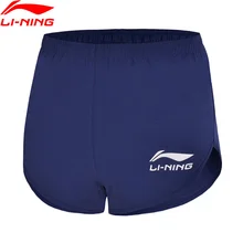 Li-Ning мужские спортивные шорты для бега, дышащие, удобные, 88% полиэфир, 12% спандекс, с подкладкой, спортивные шорты AKSN169 MKD1541
