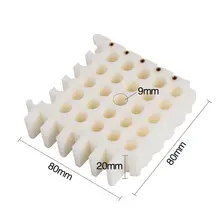 Инструмент для расчесывания кабеля, инструмент для сортировки сетевого кабеля, 5*5 матричное отверстие, кабельный комод, гребень для кабельных линий, белый