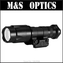 X600 тактический флэш-светильник 20 мм рельсовый монтируемый светодиодный светильник LR123A-1(черный) для винтовок