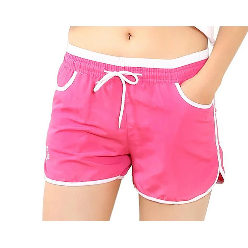 Beach Shorts Women 2017 Summer Swim Lacing Shorts Quick Drying Girls