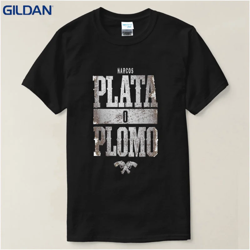 2017 Summer New Brand Clothing Plata O Plomo Narcos Pablo Escobar