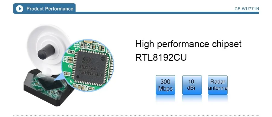 Высокая мощность 300 Мбит/с usb беспроводной адаптер RTL8192CU 10dBi Радиолокационная антенна WiFi передатчик сигнала приемник Comfast CF-WU771N