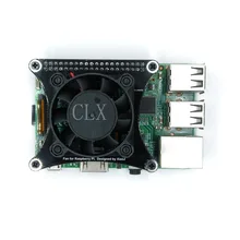 Raspberry pi 2 3 b бесшумный вентилятор теплоотвод скорость ветра ШИМ контролируемый