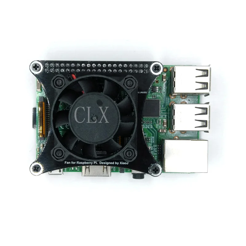 

Raspberry pi 2 3 b silent fan heat sink wind speed PWM controllable