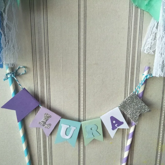 2017 free shipping beach themed birthday party cake buntings