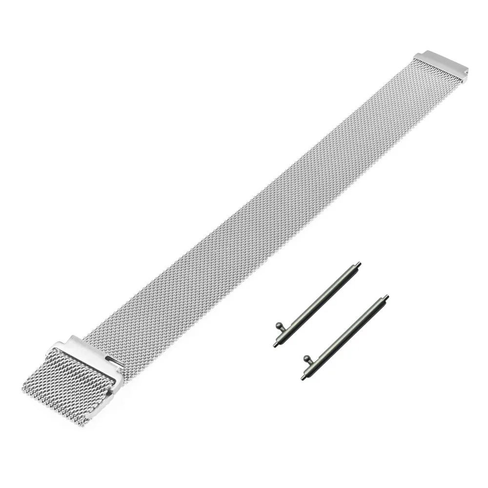Нержавеющая сталь Milanese Loop Металла Смарт часы ремешок для галечный время круглые