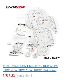 Chanzon высокомощный светодиодный чип голубой 490нм 3 Вт 5 Вт 10 Вт 20 Вт 30 Вт 50 Вт 100 Вт 490 нм синий лед DIY COB светодиодный бисер Epi светодиодный s
