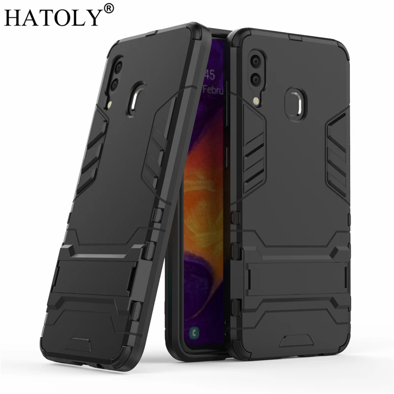 HATOLY армированный чехол для Samsung Galaxy A30 чехлы с роботом силиконовая резина жесткая