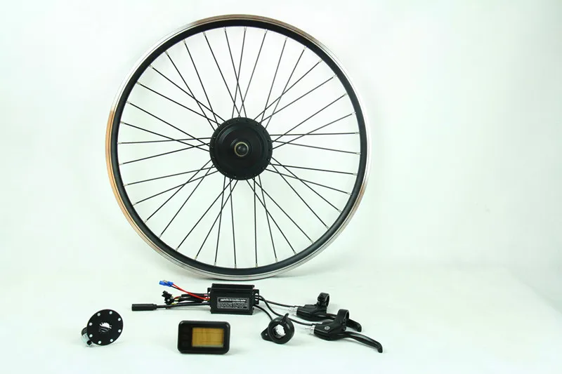 Cheap 35Kph 36V 350W front electric bike conversion kit with  motor,sine wave controller, for front electric bicycle 0