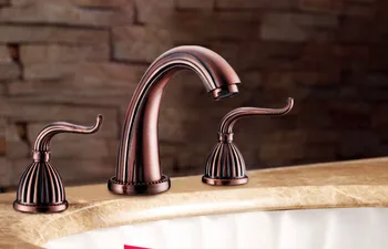 

2015 direct selling yes copper gold plated jahn has been reporting faucet piece set split fashion hot and cold basin triangle