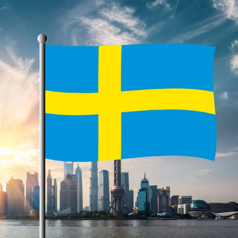 1 шт. Швеция национальный флаг 60*90 см висит флаги активного отдыха/парад баннер для фестиваля мира по футболу чашки