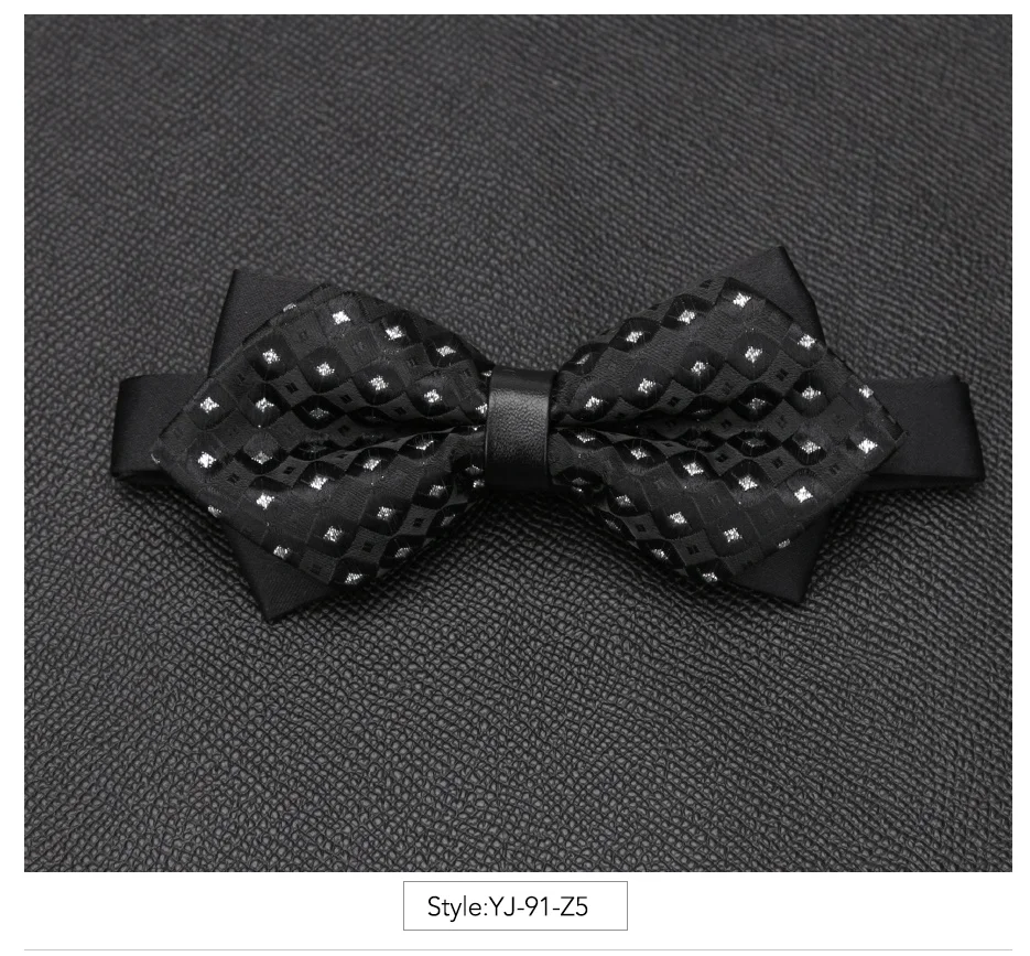 Мужской галстук-бабочка новейший бабочка узел Мужские аксессуары роскошный галстук-бабочка черный галстук формальный коммерческий